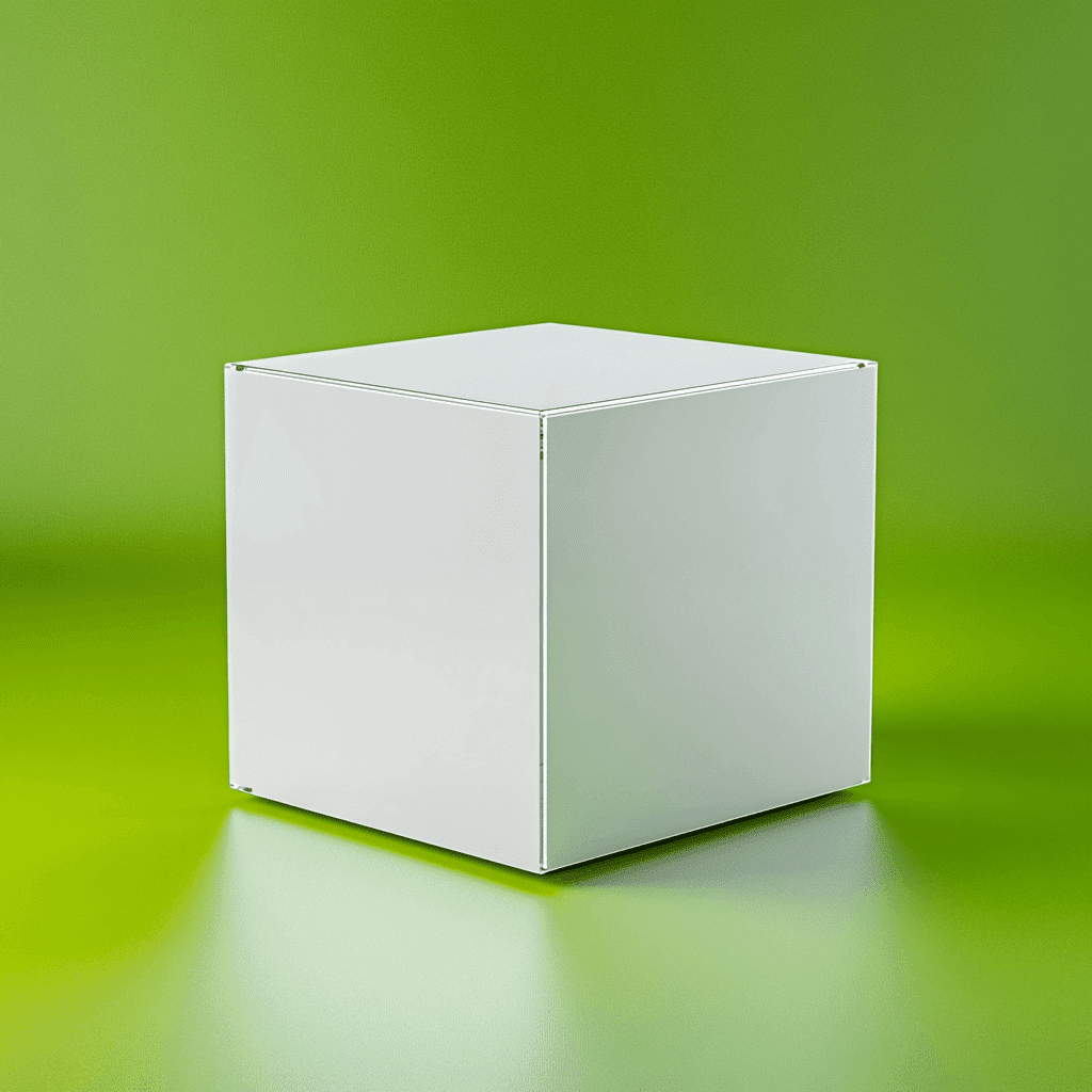 Boost Your Displays with the White Acrylic Cube