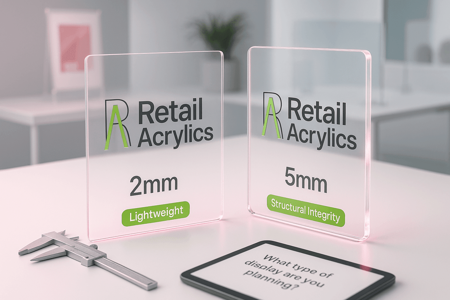 Choosing the Right Acrylic Thickness for Your Display