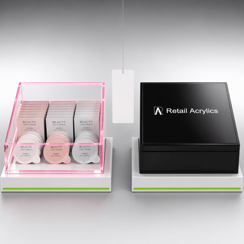 Acrylic Display Trays: Lids vs Open Designs Explained