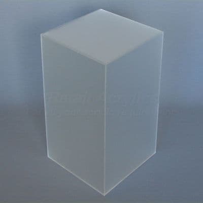 20cm x 30cm  Frost Acrylic Display Box  Vertical