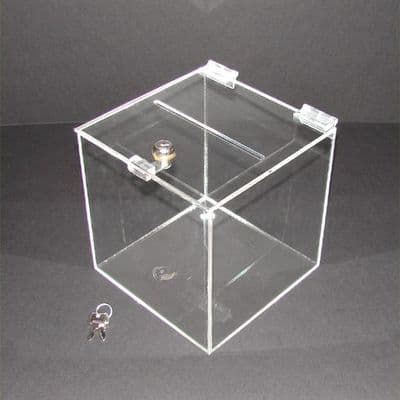 25cm  Clear Acrylic Wedding Card Box