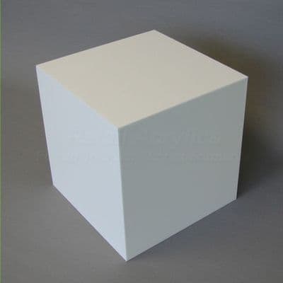25cm - Opal Acrylic Display Cube / Box