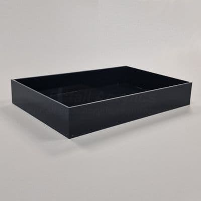 30cm x 20cm Acrylic Tray - Black