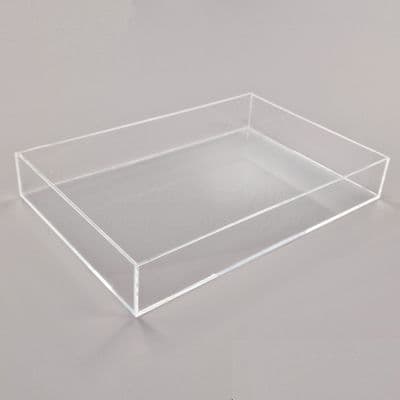 30cm x 40cm Clear Acrylic Tray
