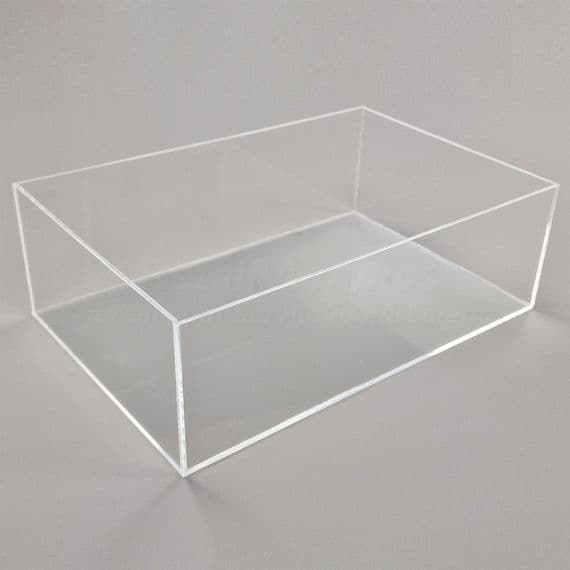 30cm x 40cm Clear Acrylic Tray - Deep