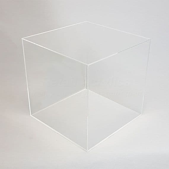40cm  Clear Acrylic Display Cube -Six Sides