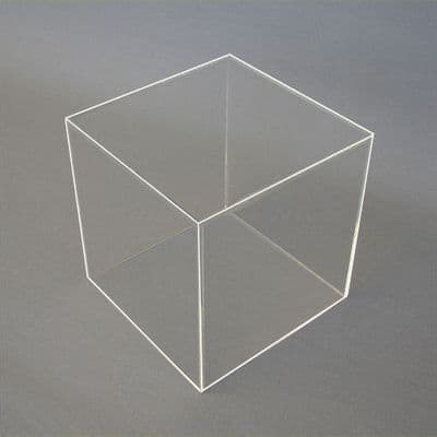 40cm Square - 30cm Tall Clear Acrylic Floristry Pedestal / Plinth