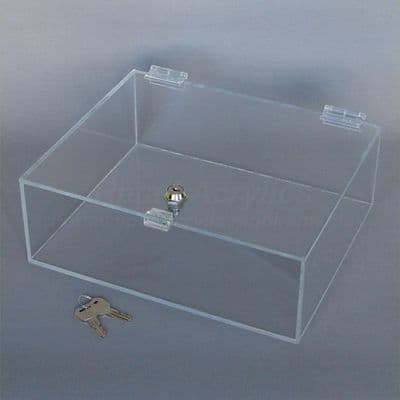 45cm x 30cm Lockable Clear Acrylic Display case