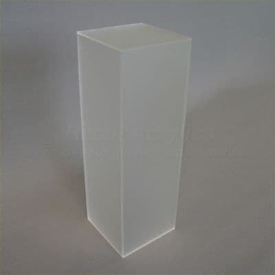 50cm Square - Frost Acrylic Pedestal / Plinth