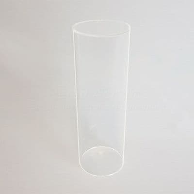 50cm Tall - Clear Acrylic Cylindrical Pedestal / Plinth