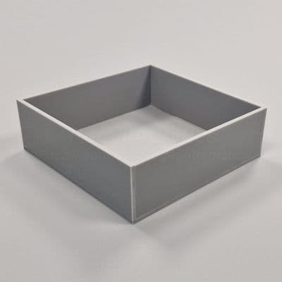 5cm  Deep Trays - Grey Acrylic
