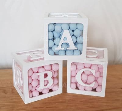 ABC Blocks Acrylic boxes - Small