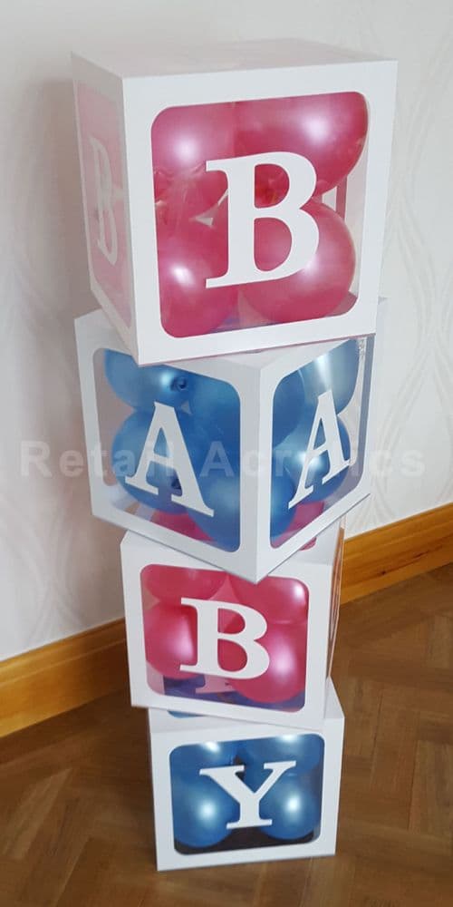 BABY Blocks Acrylic boxes - Large