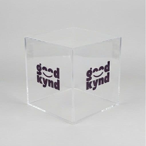 Branded Clear Acrylic Cube