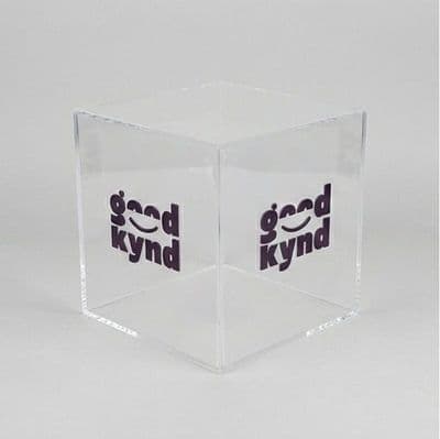 Branded Clear Acrylic Cube
