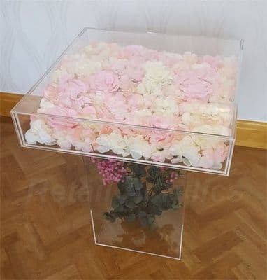 Clear Acrylic Wedding Cake Table - Medium