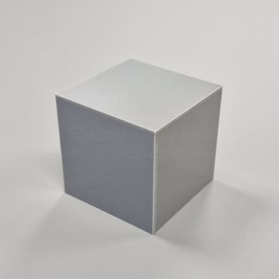 Matt Grey Acrylic Display Cube