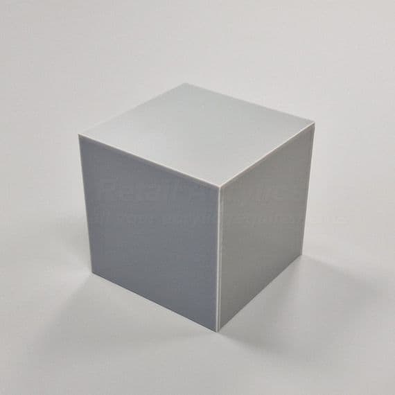 Matt Grey Acrylic Display Cube