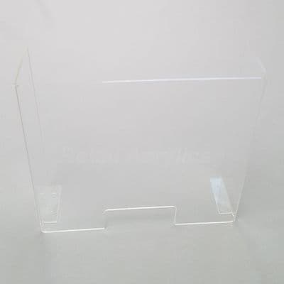 Sneeze Guard Screen - Clear Acrylic -50cm wide