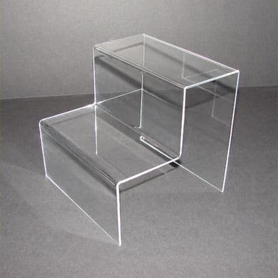 Standard - Clear Acrylic 2 Step Display Stand