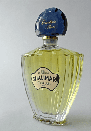 1995 Genuine Factice Small Guerlain Shalimar EDP Glass Perfume Bottle Shop Display Glass Stopper