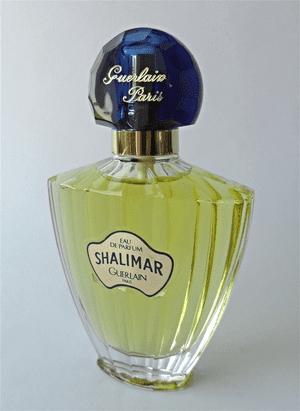 1995 Genuine Factice Small Guerlain Shalimar EDP Glass Perfume Bottle Shop Display Plastic Stopper