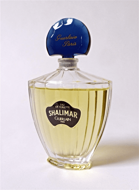 1995 Genuine Factice Small Guerlain Shalimar EDT Glass Perfume Bottle Shop Display Glass Stopper