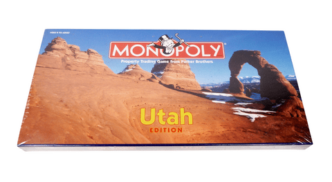 1998 Gaming Parker Brothers Monopoly Property Trading Utah Edition Industry Board Game Unused Sealed