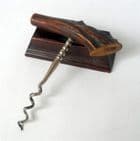 19th Century Antique  Corkscrew Stag Antler Horn Direct Pull T Pull Circa 1900s
