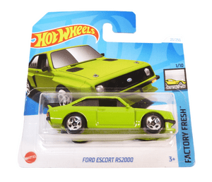 2024 Toy Die Cast Model Hot Wheels Ford Escort RS2000 1:64 Factory Fresh - Brand New & Sealed