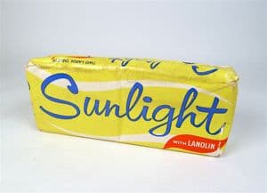 4 Packs of Vintage 2 Large Lever Brothers Sunlight Soap with Lanolin Original Packaging Circa 1970s