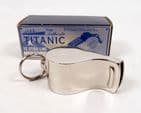 Acme Hudson Titanic White Star Line Mates Thunderer Whistle Circa 2010 Escargot Boxed Certificate