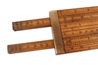 Antique 1849-1882 Dring Fage Tooley St London Customs Excise Double Sided Slide Rule IR Crown Mark