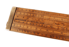 Antique 1849-1882 Dring Fage Tooley St London Customs Excise Double Sided Slide Rule IR Crown Mark