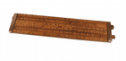Antique 1849-1882 Dring Fage Tooley St London Customs Excise Double Sided Slide Rule IR Crown Mark
