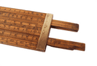Antique 1849-1882 Dring Fage Tooley St London Customs Excise Double Sided Slide Rule IR Crown Mark