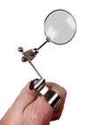 Antique 1910 Provisional Patent Fosters of Ashbourne Anglers Thumb Magnifier Fly Fishing Tyer