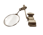Antique 1910 Provisional Patent Fosters of Ashbourne Anglers Thumb Magnifier Fly Fishing Tyer