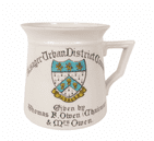 Antique 1919 W H Goss Porcelain Peace Cup Alsager District Council WW1 Great War Crested Ware