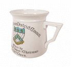 Antique 1919 W H Goss Porcelain Peace Cup Alsager District Council WW1 Great War Crested Ware