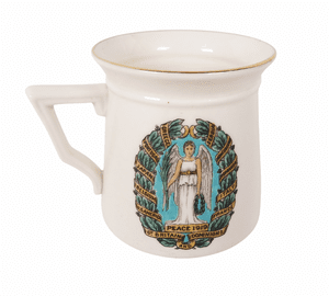 Antique 1919 W H Goss Porcelain Peace Cup Alsager District Council WW1 Great War Crested Ware