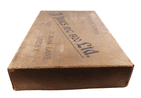 Antique 1936 J Jones Manchester Boar Lane Leeds Costumiers Furriers Packing Postal Box Display Prop