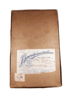 Antique 1936 J Jones Manchester Boar Lane Leeds Costumiers Furriers Packing Postal Box Display Prop