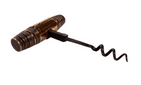 Antique 19th Century English Brass Beau Brummell Roundlet Folding Pocket Corkscrew Brummel