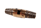Antique 19th Century English Brass Beau Brummell Roundlet Folding Pocket Corkscrew Brummel