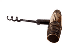 Antique 19th Century English Brass Beau Brummell Roundlet Folding Pocket Corkscrew Brummel