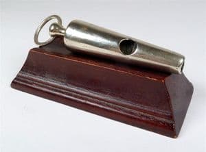 Antique 19th Century Silver Plate Beaufort Conical Whistle Circa 1880 James Dixon & Sons Military