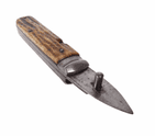 Antique A Milns Sheffield Farmers Agricultral Pocket Knife Knive Stag Jigged Bone Scales Fleam
