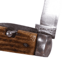 Antique A Milns Sheffield Farmers Agricultral Pocket Knife Knive Stag Jigged Bone Scales Fleam
