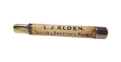 Antique Advertising  L J Alden Tailor & Breeches Maker Braintree Pocket Sheath Fob Pencil Holder